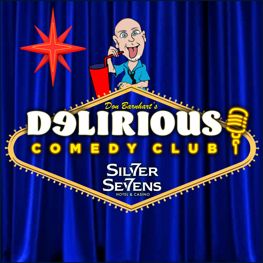 Delirious Comedy Club - Silver Sevens Hotel & Casino Logo