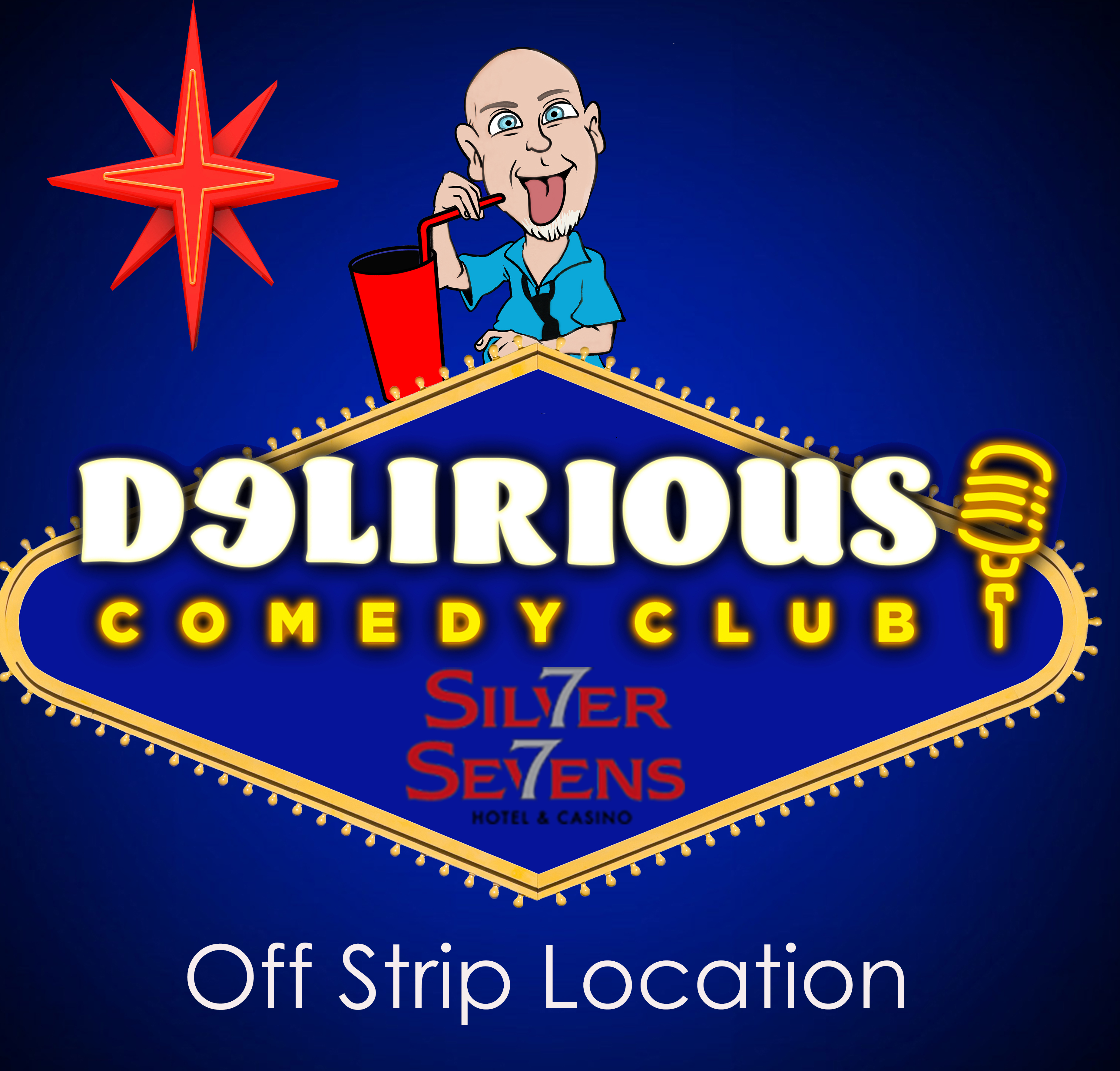 Delirious Comedy Club At Silver Sevens Hotel & Casino Logo