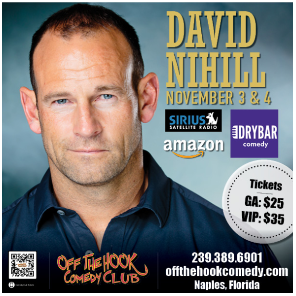 Naples Florida October 24-25 I will be in town live on stage! Get them  tickets now and come out and enjoy some nights of laughter. Don't even ask  cause