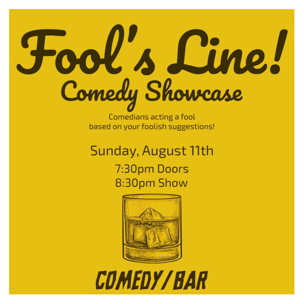 Fool’s Line Comedy Showcase Headshot