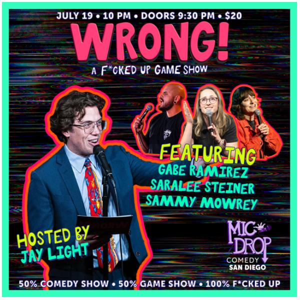 WRONG! A Dark Comedy Game Show Headshot