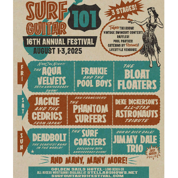 Surf Guitar 101 Festival Weekender Headshot