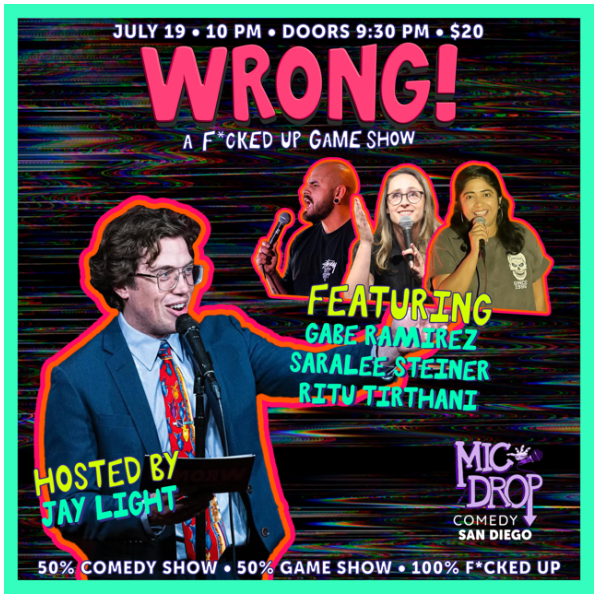 WRONG! A Dark Comedy Game Show Headshot
