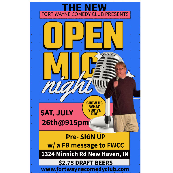 FORT WAYNE LATE NIGHT OPEN MIC NIGHT Headshot