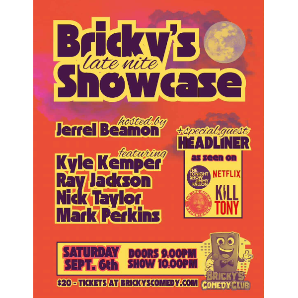 BRICKY'S LATE NIGHT SHOWCASE Headshot