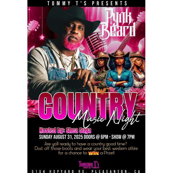 Pynk Beard Country Music Night Headshot