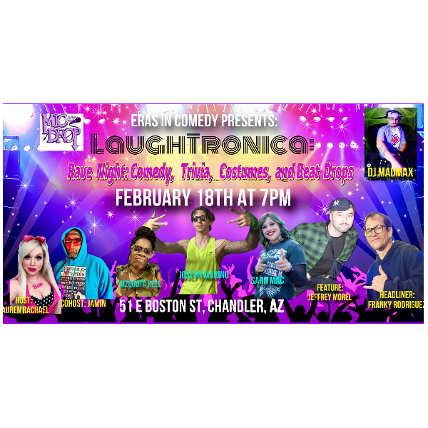 Eras in Comedy Presents: LaughTronica: 2000s Rave  Headshot