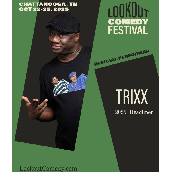 Lookout Comedy Festival with Trixx Headshot