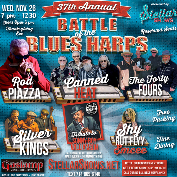 37th Annual Battle of the Blues Harps Headshot