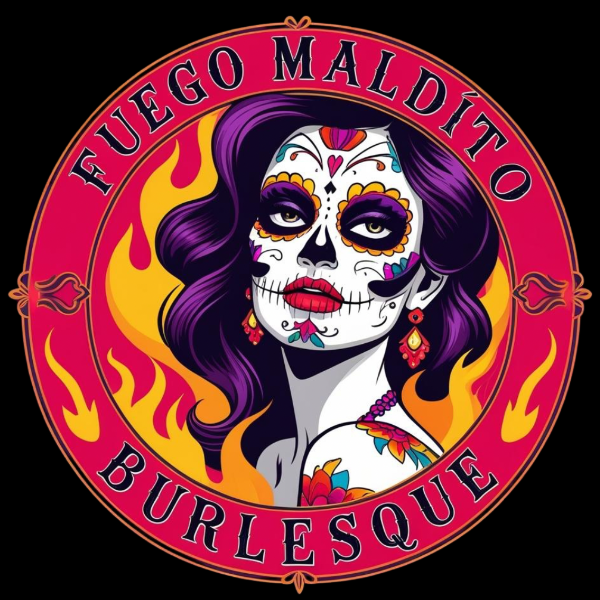 Fuego Maldito, a Dia de los Muertos Burlesque Headshot