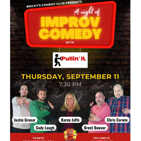PULLIN' IT IMPROV COMEDY SHOW! 🎭 Headshot
