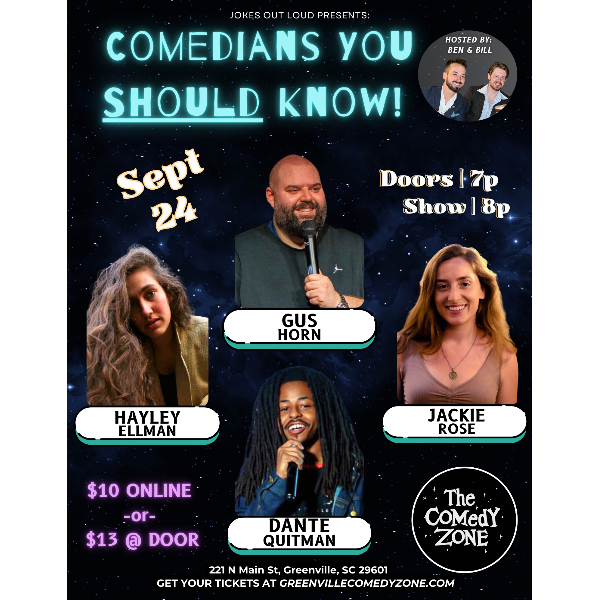 Comedians You Should Know! Headshot