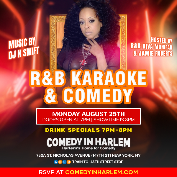 R&B Karaoke and Comedy Hosted by Monifah Headshot
