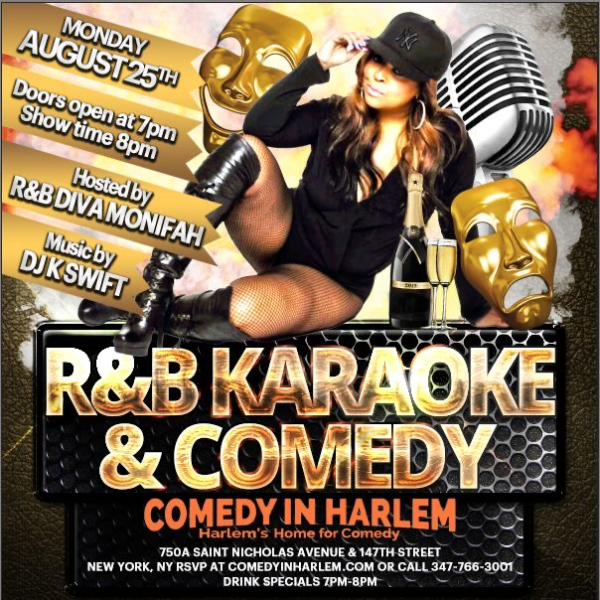 R&B Karaoke and Comedy Hosted by Monifah Headshot