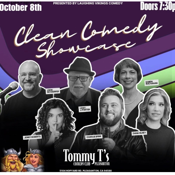 Clean Comedy Showcase Headshot