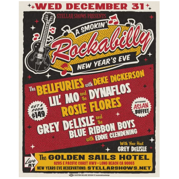 Smokin' Rockabilly NYE 2025 Headshot