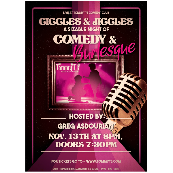 Giggles & Jiggles Comedy & Burlesque Headshot