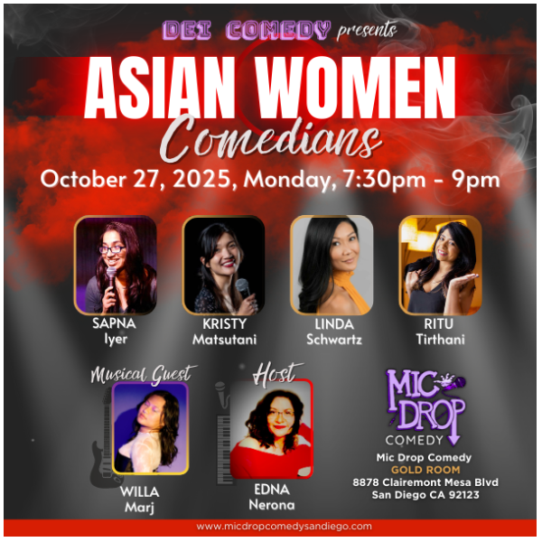DEI Comedy – Asian Women Comedians Headshot