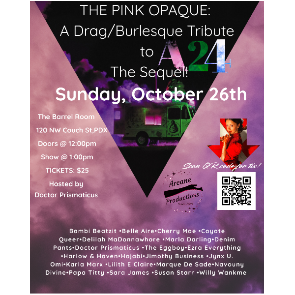 The Pink Opaque: A Drag Tribute to The Sequel! Headshot