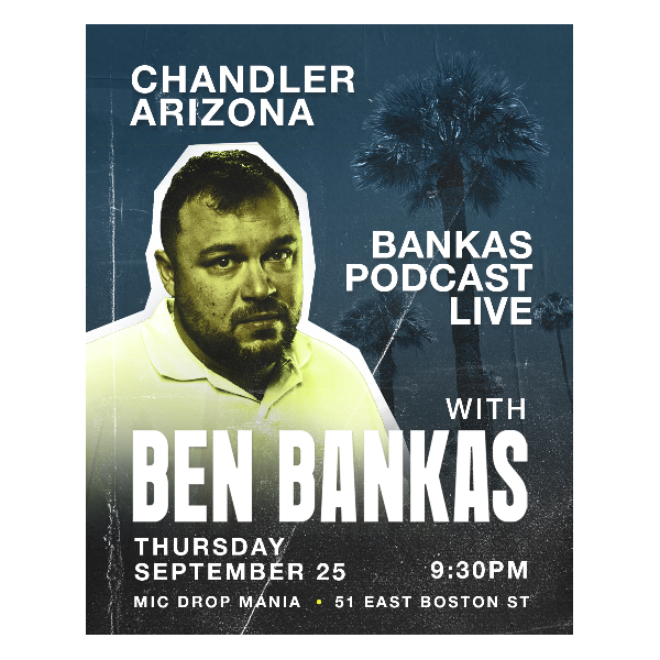 Bankas Podcast Live Headshot