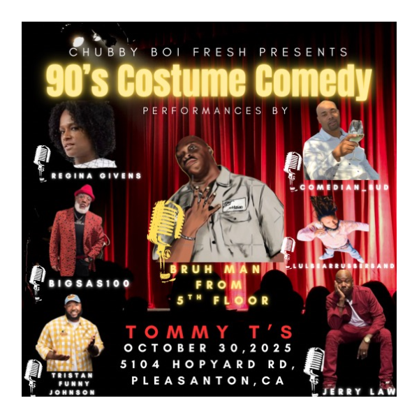 90's Costume Comedy Headshot