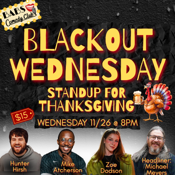 Blackout Wednesday Standup Headshot