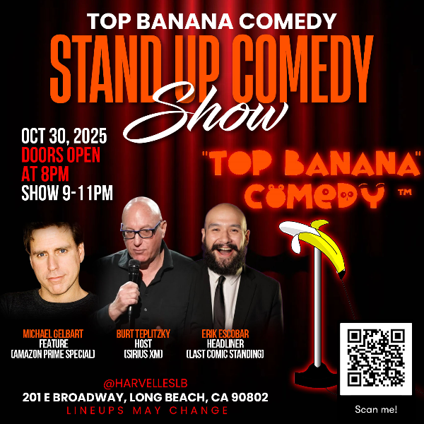 Top Banana Comedy  Headshot