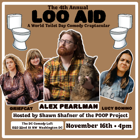 Loo Aid: A World Toilet Day Comedy Craptacular Headshot