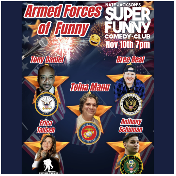 Armed Forces of Funny - Veterans Show Headshot