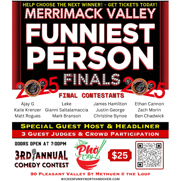 Merrimack Valley's Funniest Person Finals Headshot