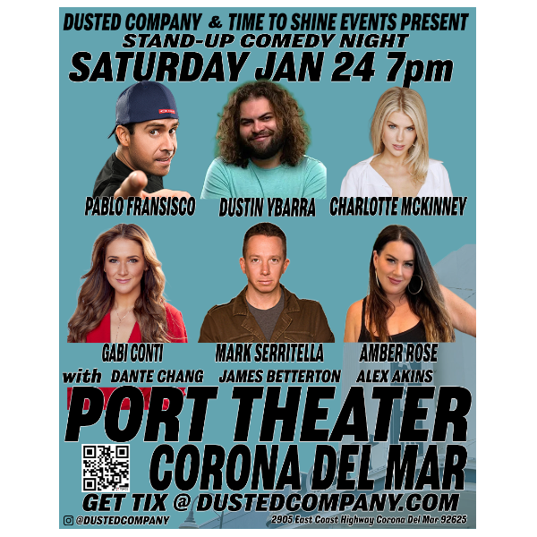 Pablo Francisco Port Theater Sat Jan 24th Headshot