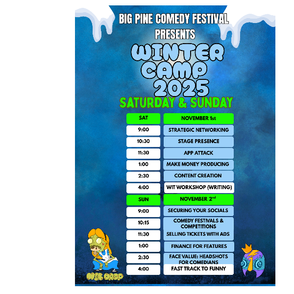 WINTER COMEDY CAMP Headshot