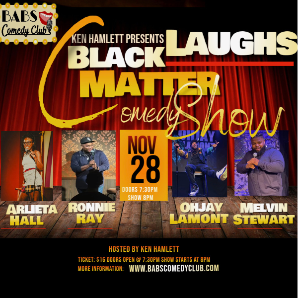 Ken Hamlett Presents: Black Laughs Matter Headshot