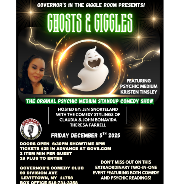 GHOSTS AND GIGGLES Headshot