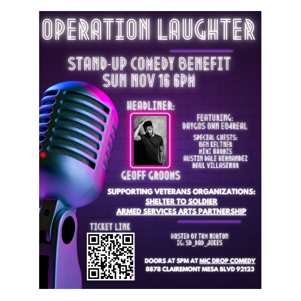 Operation Laughter: A Stand-Up Comedy Benefit Headshot