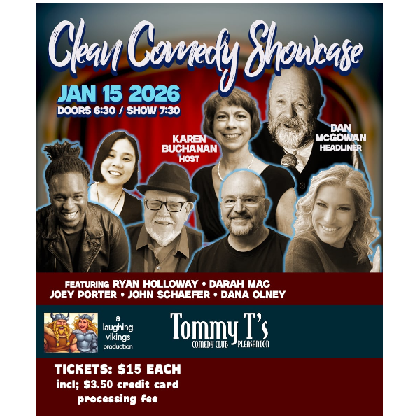 Clean Comedy Showcase Headshot