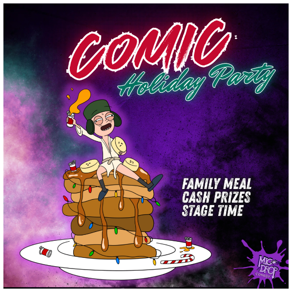 Comic Holiday Party Headshot