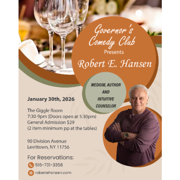 ROBERT HANSEN - PSYCHIC MEDIUM Headshot