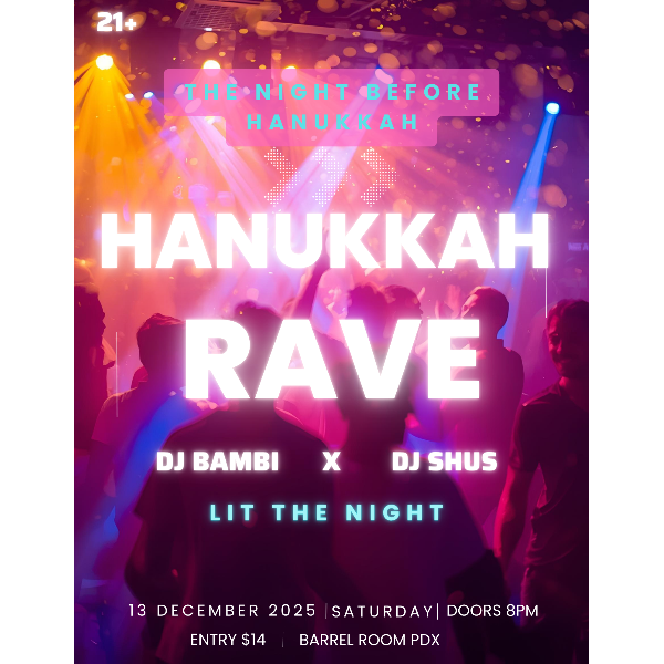 Hanukkah Rave 2025 Headshot