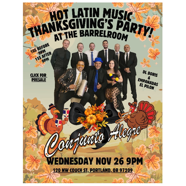 Latin Music Pre-Thanksgiving Dance Headshot