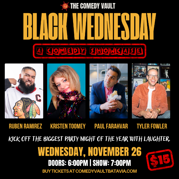 Black Wednesday Comedy Show Headshot