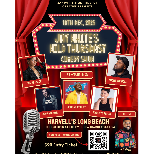 Jay White's Wild Thursday Comedy Show Headshot