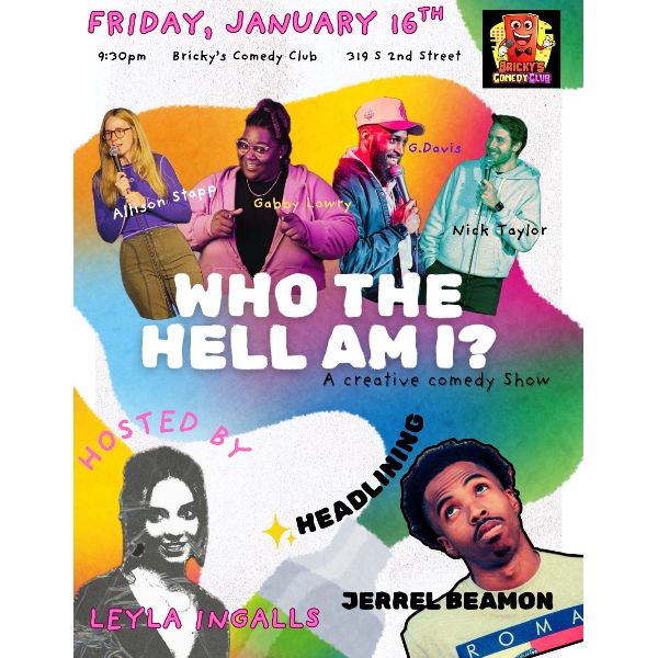 WHO THE HELL AM I? A CREATIVE COMEDY SHOW Headshot