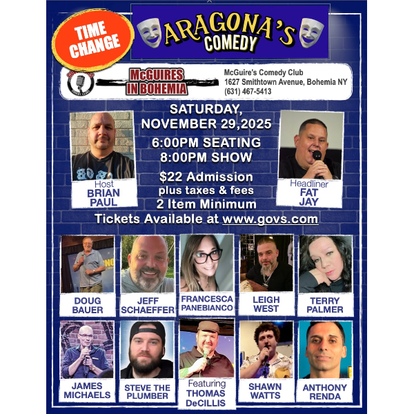 ARAGONA COMEDY PRESENTS  Headshot