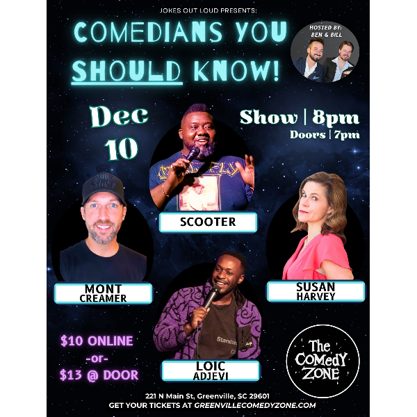 Comedians You Should Know! Headshot
