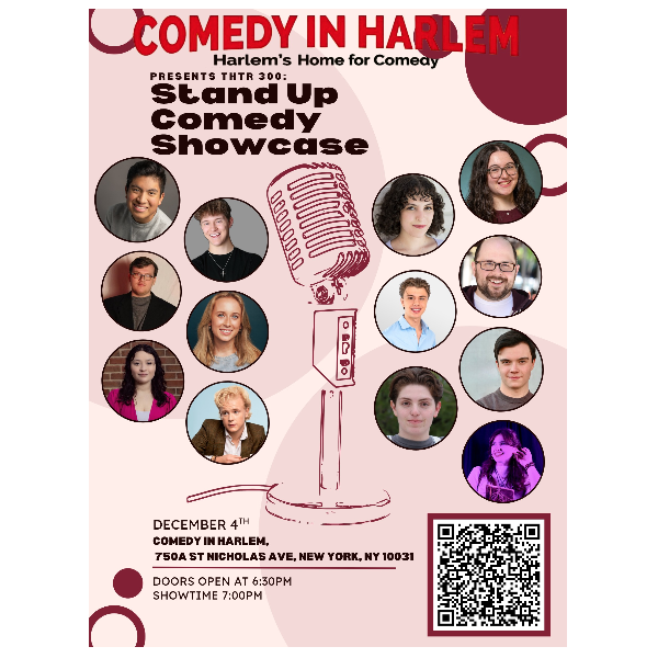 THTR 300: Stand-Up Comedy Showcase Headshot