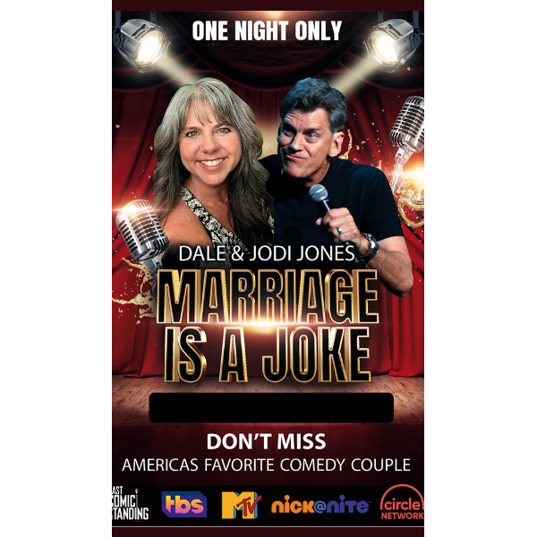 Marriage Is A Joke featuring Dale Jones and Jodi White Headshot