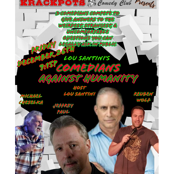 Lou Santini's Comedians Against Humanity Headshot