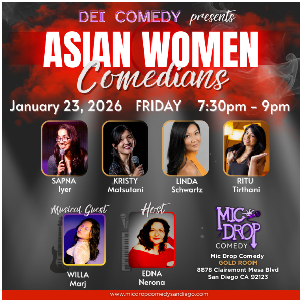DEI Comedy – Asian Women Comedians Headshot