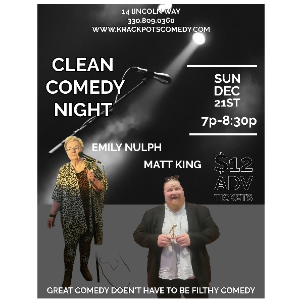 Clean Comedy Night Headshot